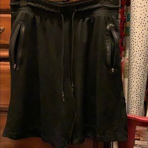 Men’s black athletic shorts